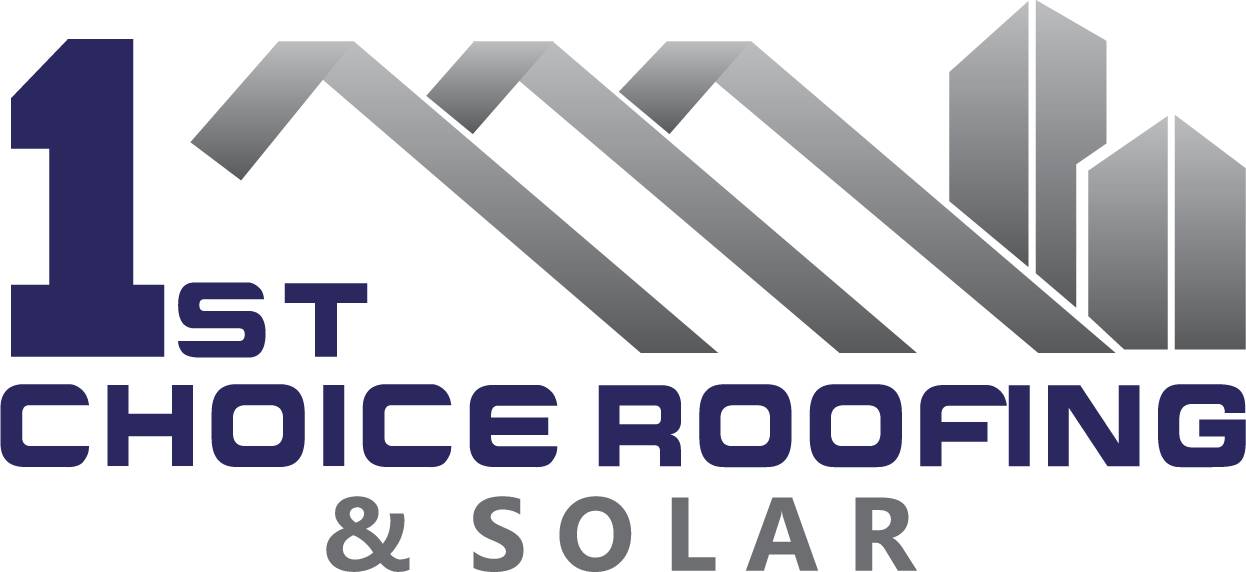 1st Choice Solar Blue Words No Circle Logo